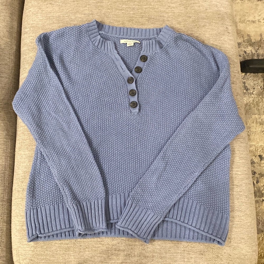 Light blue American eagle sweater